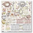 Paper Design Margaret 12x12 Paper Sheet Romantic Moments EXTRAS