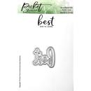 Picket Fence Studios "best" Word Die #135