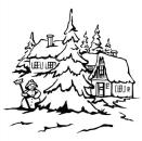 Embossing Folder Snowman #PiF016