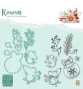 Rowan Dies w Clear Stamps Christmas Bauble #01