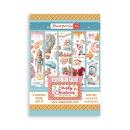 SBW22 Stamperia Candy Christmas A5 Washi Pad (8pcs)