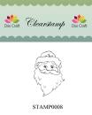 Dixi Craft Clear Stamp Santa #0008