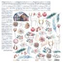 ScrapBoys 12x12 Paper Sheet Elements Cotton Winter