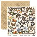 ScrapBoys 12x12 Paper Sheet Elements Industrial Romance