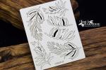 SnipArt Chipboard Exotic Palm Leaves #24996
