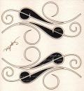 SnipArt Chipboard Swirls #34034