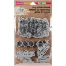 Stampendous Andy Skinner Cling Stamps Textures #ASCRS12