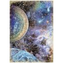 Stamperia A4 Reispapier Planets DFSA4722