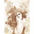 Stamperia A3 Rice Paper Medusa #302