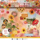 Studio Light Sunflower Kisses 8x8 Inch Die Cut Pad Elements