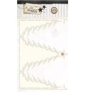 SALE StudioLight Frozen Forest Card Shape Stencil nr.04