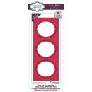 Sue Wilson Craft Die Aperture Trio Holly Oval CED3222
