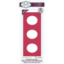 Sue Wilson Craft Die Aperture Trio Inner Scalloped Oval CED1260