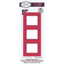 Sue Wilson Craft Die Aperture Trio Inner Scalloped Rectangle CED1263