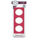 Sue Wilson Craft Die Aperture Trio Outer Scalloped Oval CED1261