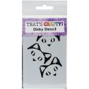 That's Crafty Dinky Stencil Cheeky Cat #072