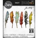 Tim Holtz Thinlits Die Set 6PK Feathery #666003