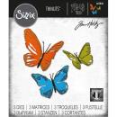 Tim Holtz Thinlits Dies 3Pk Brushstroke Butterflies #665848