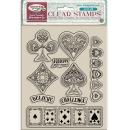 WTK213 Stamperia Master of Magic Clear Stamps Playing Cards